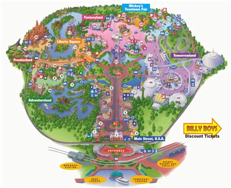 Map of Disney World Parks